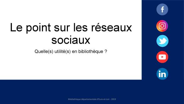 Le point sur les réseaux sociaux couv